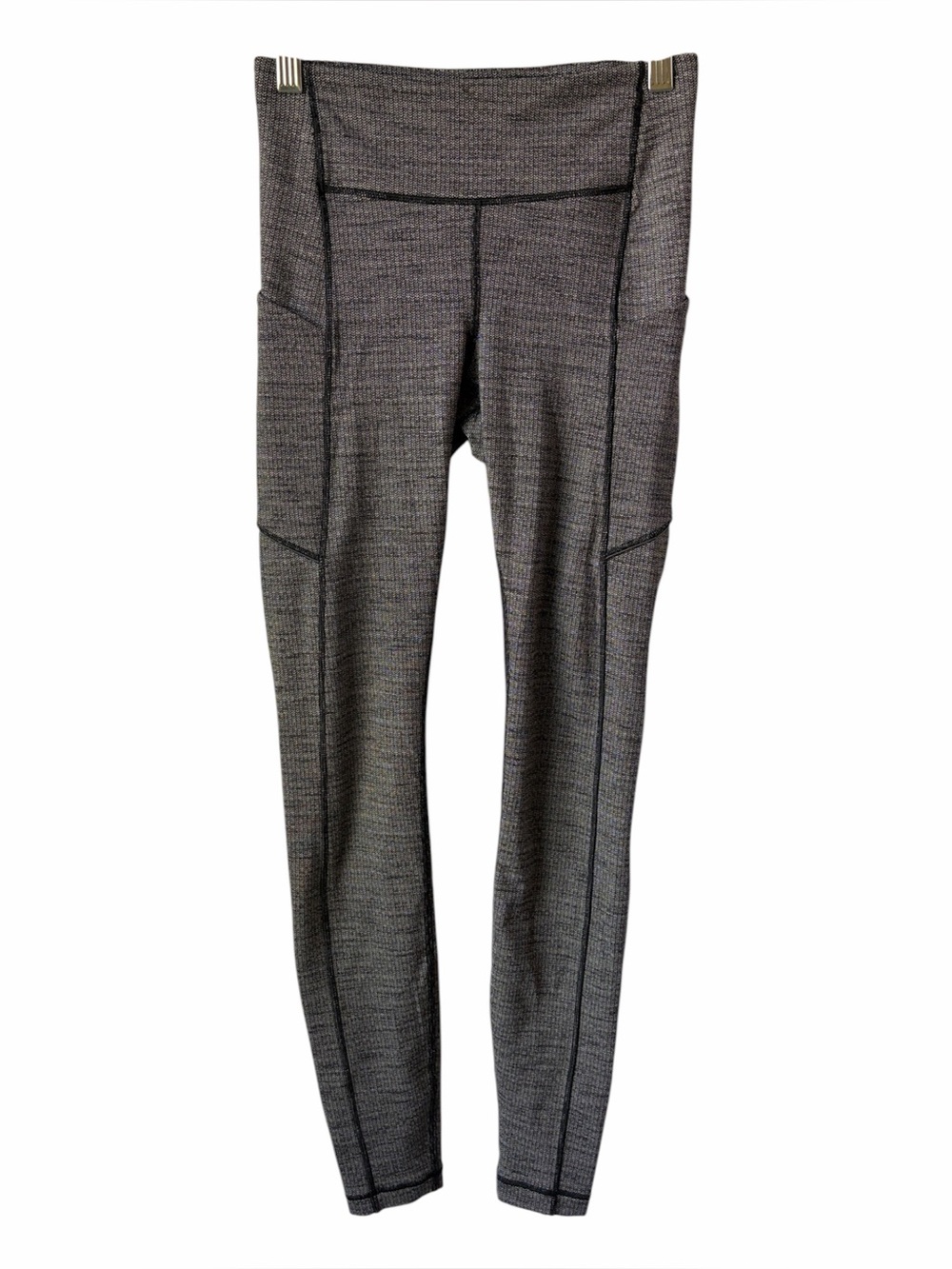 Lululemon Speed Up Tight 28" Full-On Luxtreme Luon Variegated Knit Black Heather